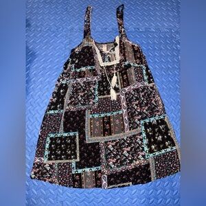 No Boundaries Floral Patchwork Top